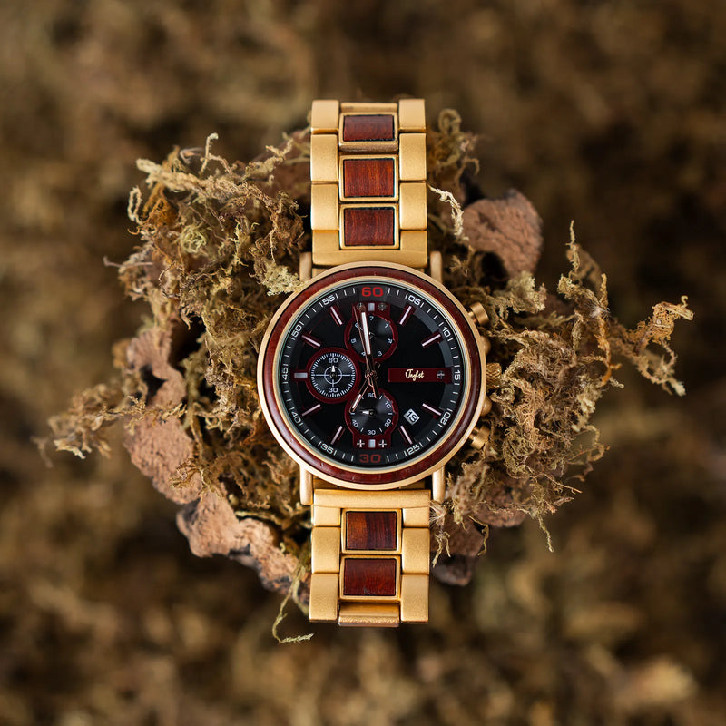 Junglist Watch with engraved face and dials