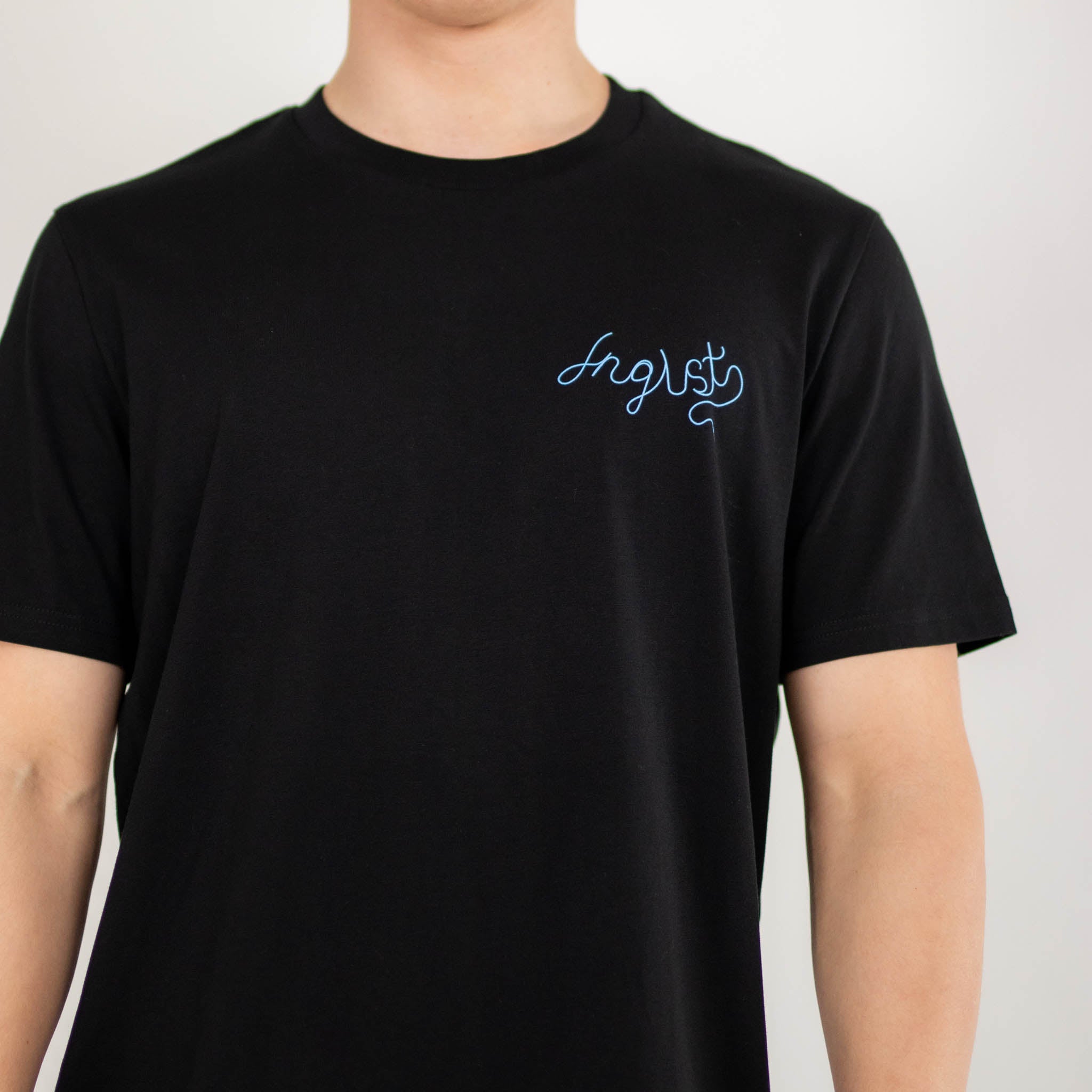 Purple Soundsystem Back 2 Back Black T Shirt