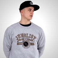 Original Junglist Grey Sweatshirt with black jungle cap