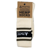 Natural Stripy Hemp Socks