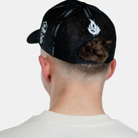 Born Outta Fire Trucker Cap - Black