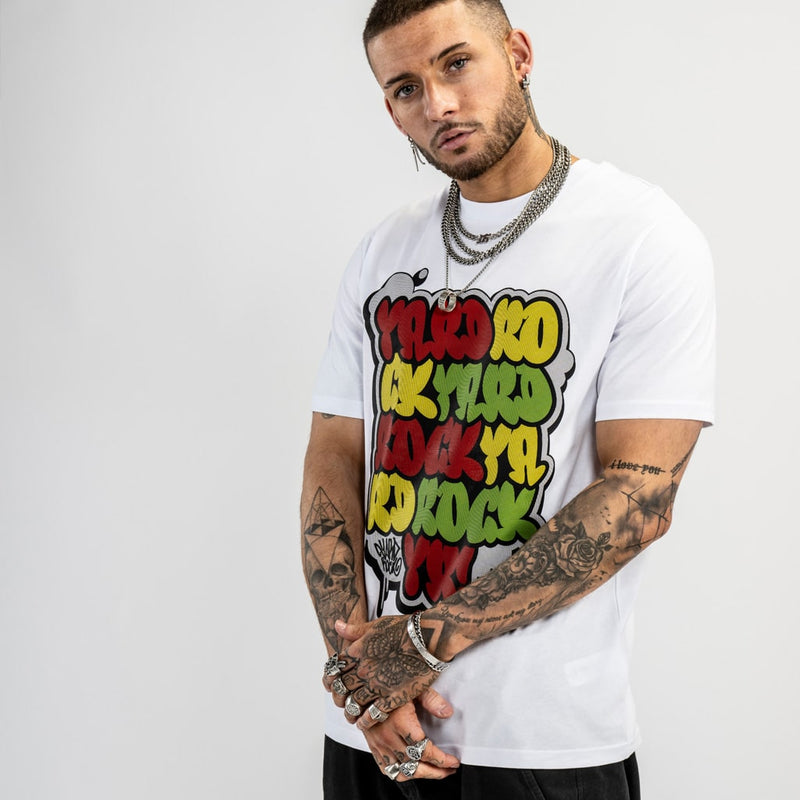 White Bombsquad Junglist T Shirt