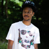 White Dub Pistols Junglist Collab T Shirt