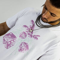 White Lucky Dice Skate T-Shirt