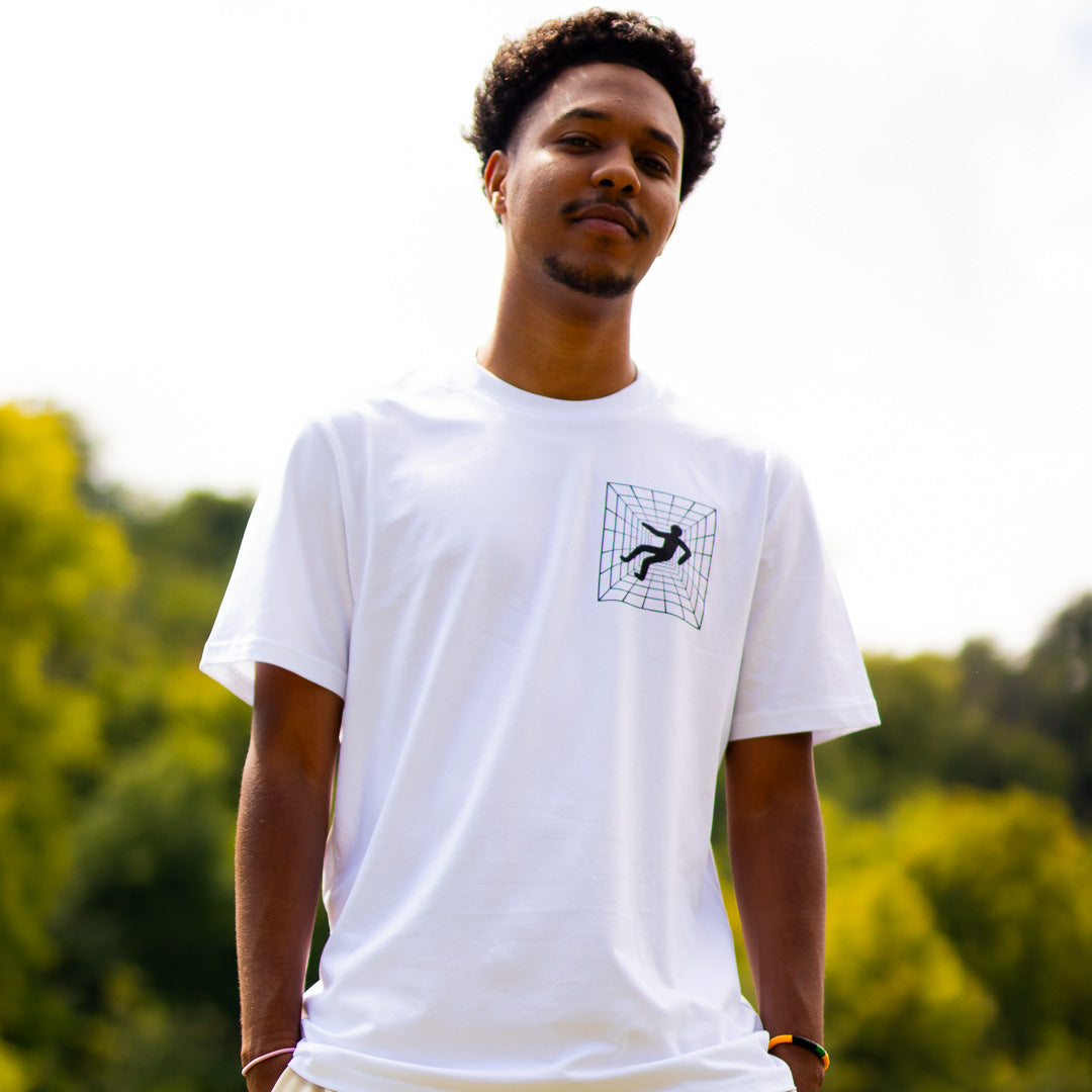 White Long Dark Tunnel T Shirt