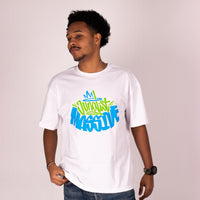 Oversized Junglist Massive White T-Shirt