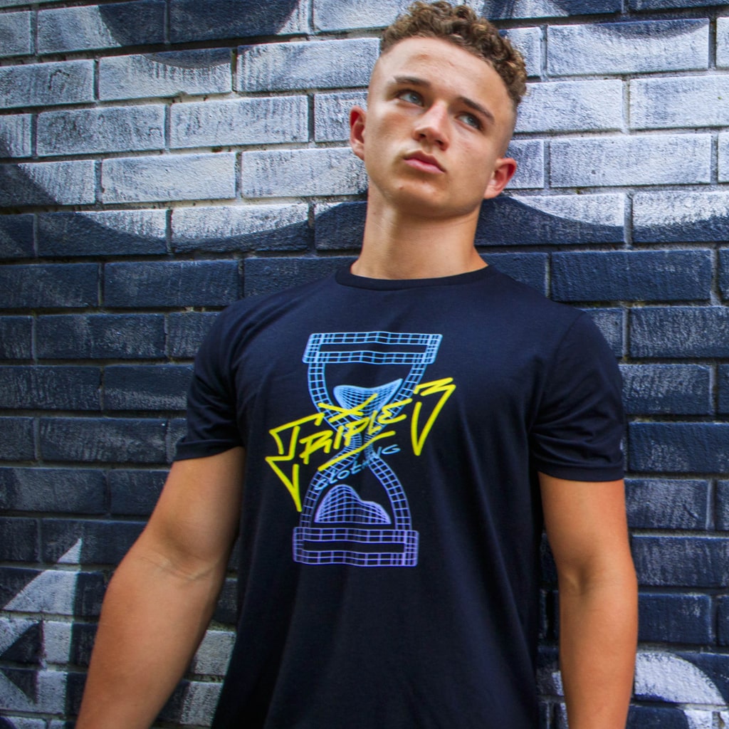 Black Wireframe t shirt