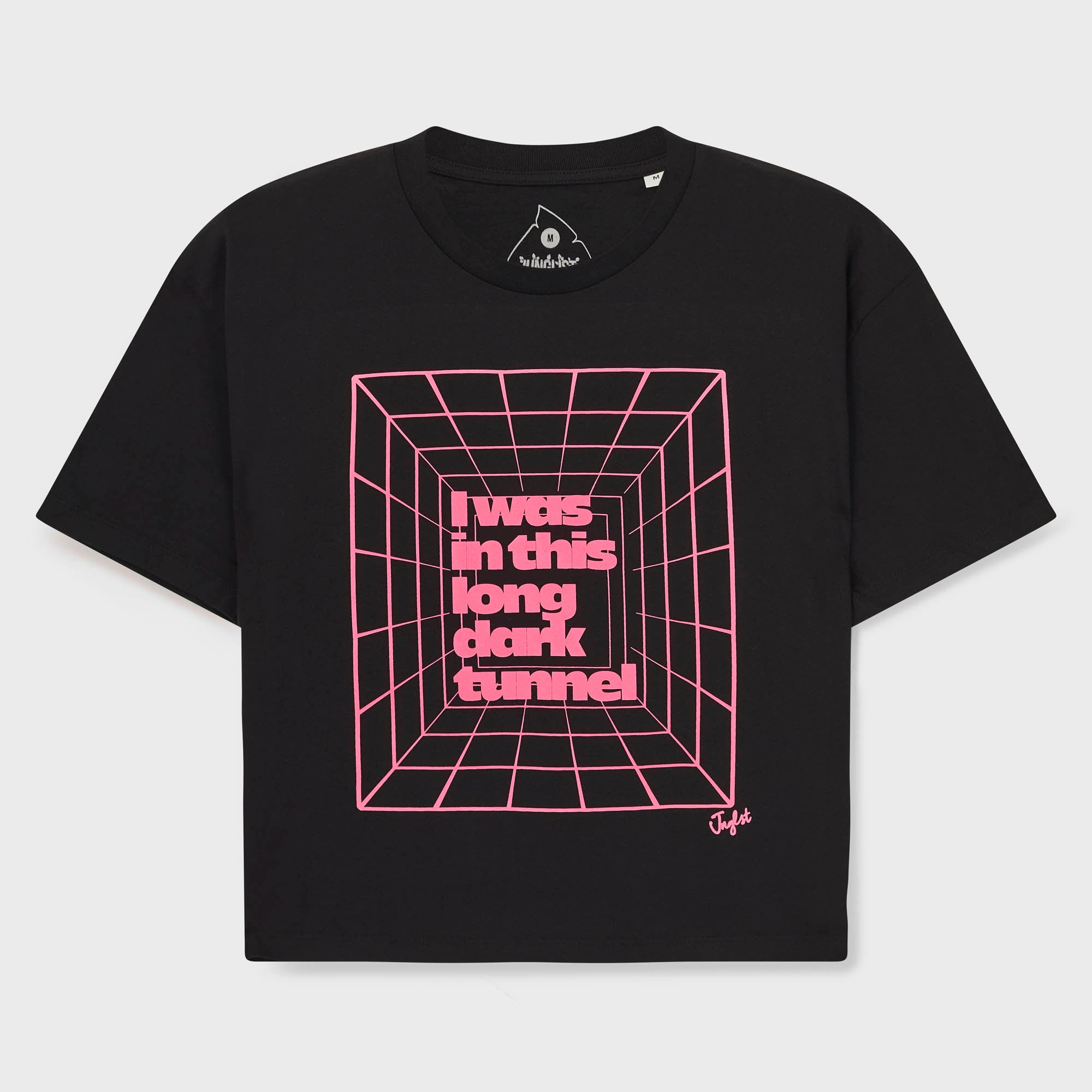 Long Dark Tunnel Women's Black T-Shirt
