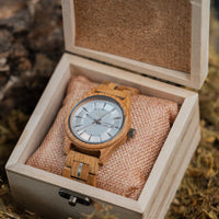 Junglist Bamboo Watch in Carry Case