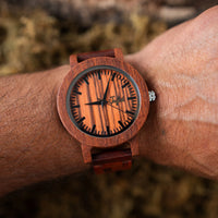 Wooden Junglist Watch by Jnglst Clothing