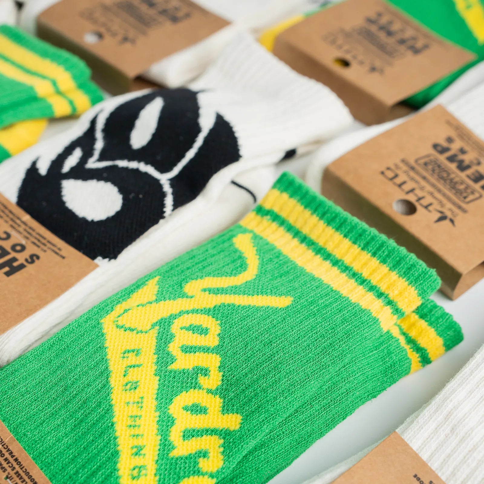 Born Outta Fire Hemp Crew Socks