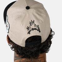Yardrock x Born Outta Fire 5-Panel Cap - Beige