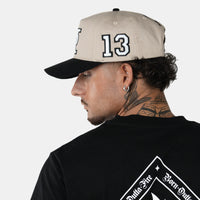 Yardrock x Born Outta Fire 5-Panel Cap - Beige