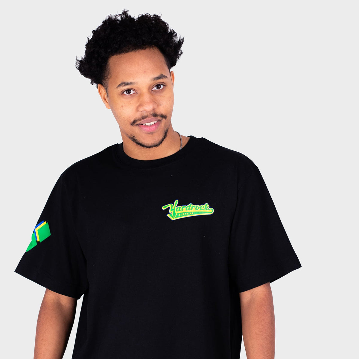 Black Relaxed Fit Vincey Diamond T-Shirt