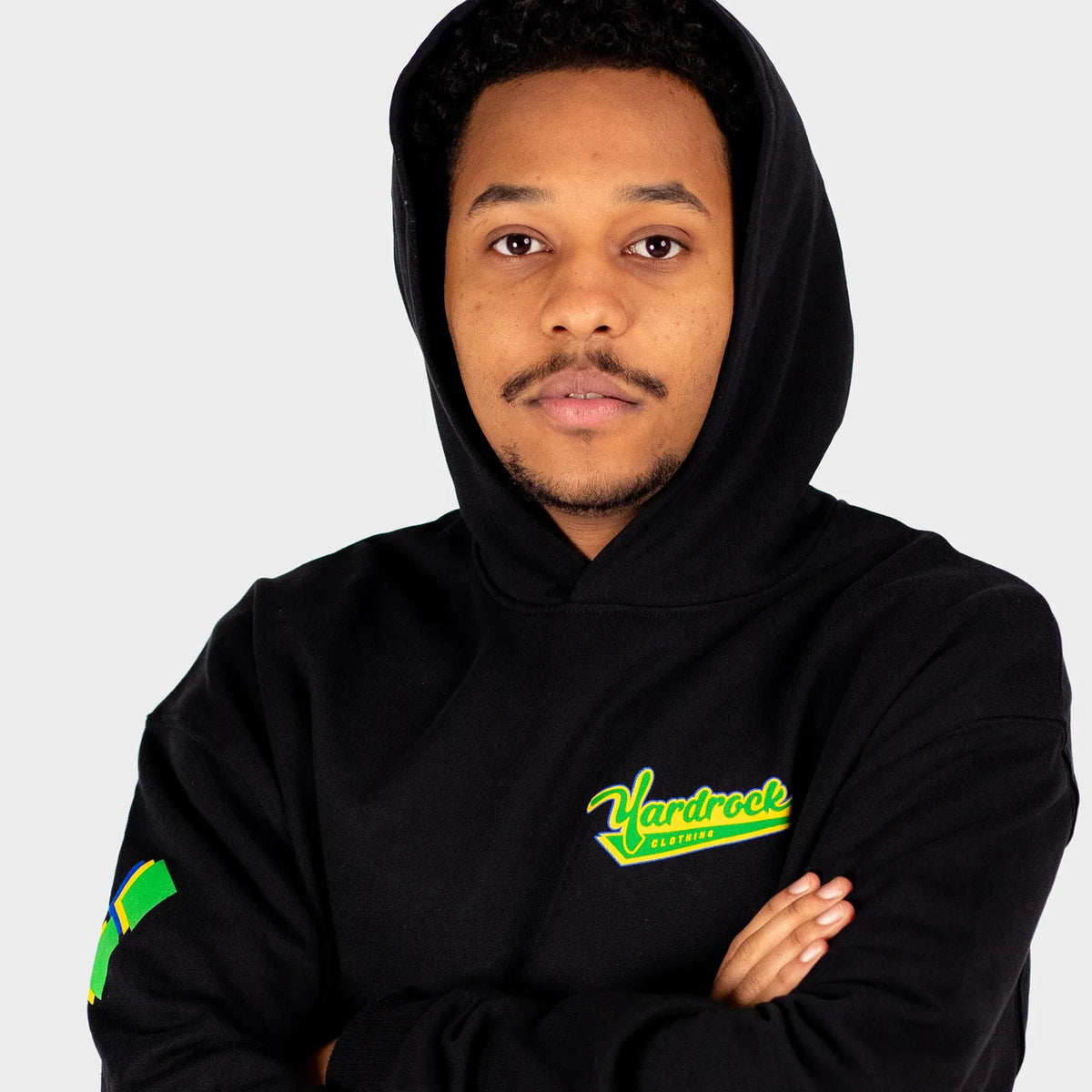 Vincey Diamonds Black Yardrock Clothing Hoody