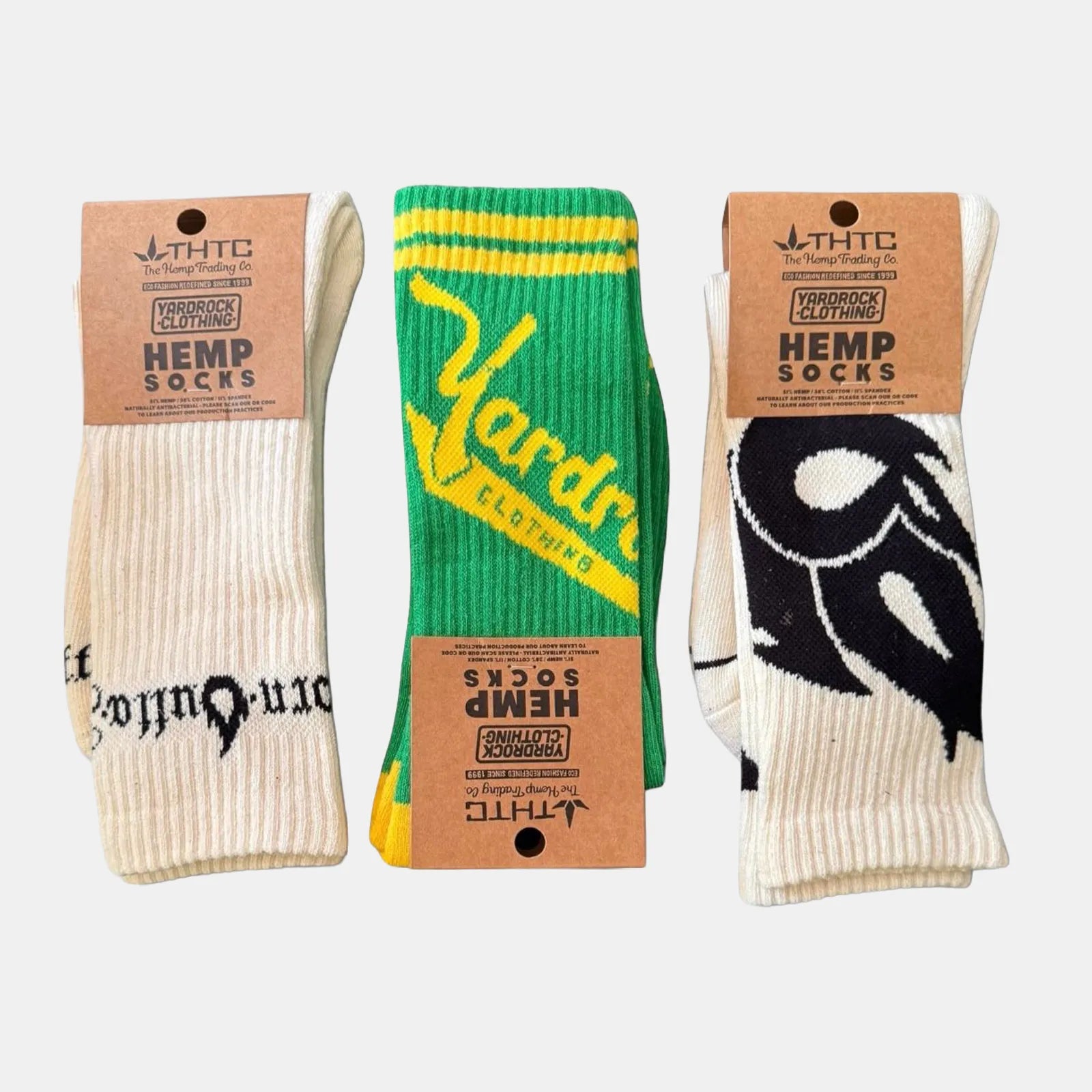 Born Outta Fire Hemp Crew Socks