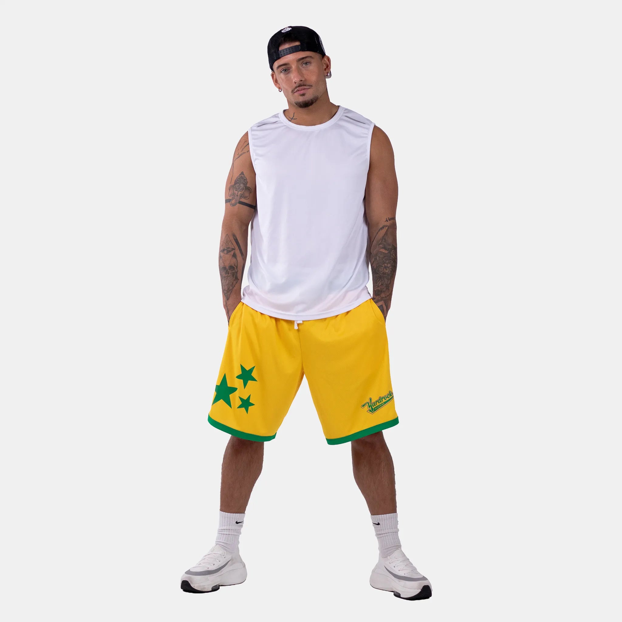 Yardrock Basketball Shorts - Yellow/Green