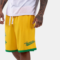 Yardrock Basketball Shorts - Yellow/Green