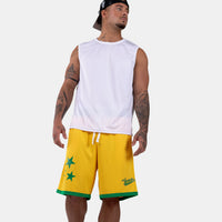 Yardrock Basketball Shorts - Yellow/Green