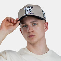 Yardrock x Born Outta Fire 5-Panel Cap - Beige