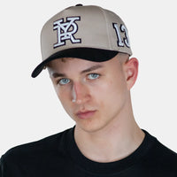 Yardrock x Born Outta Fire 5-Panel Cap - Beige