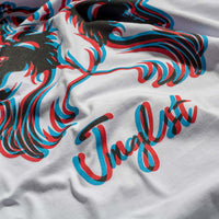 White Junglist T-Shirt Close up