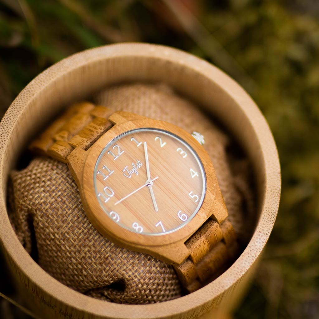 Bamboo Watch and Case for Junglists