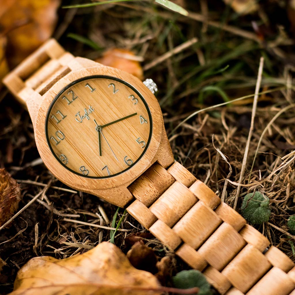 Junglist Bamboo Watch with Bamboo Strap