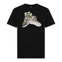 Black Junglist Trainers T-Shirt
