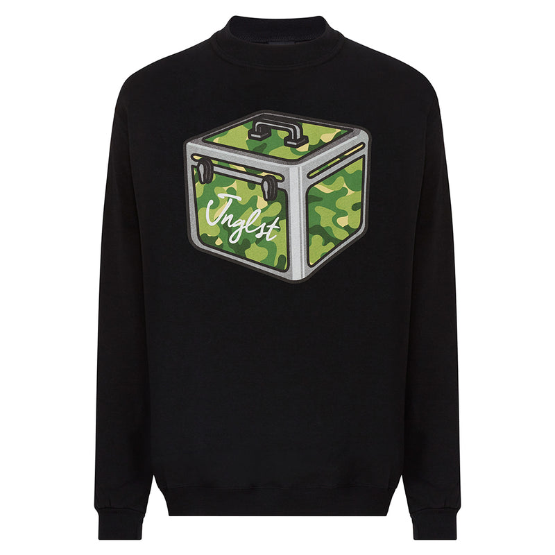 Jnglst Record Box Black Sweatshirt