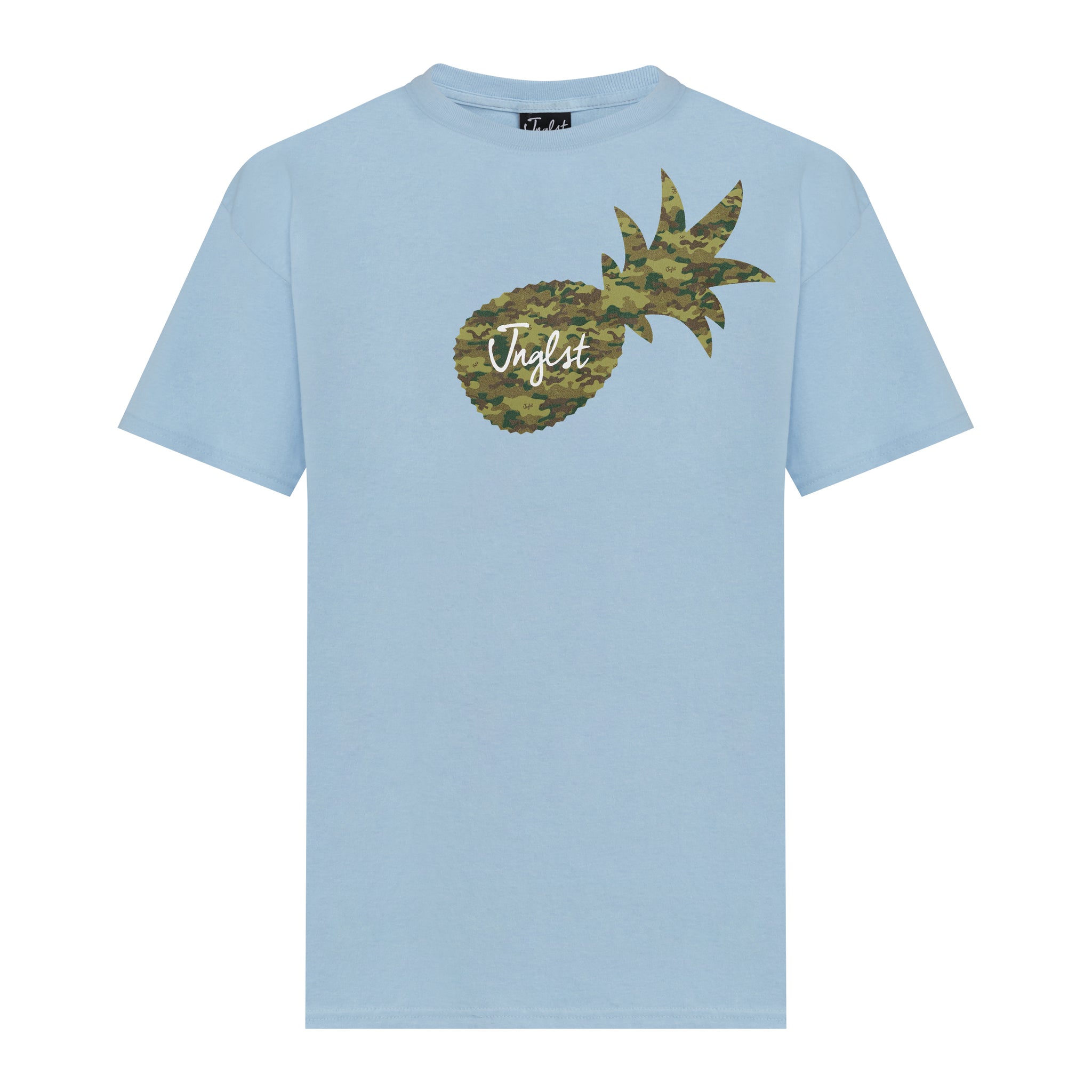 Light blue Junglist T-Shirt pineapple