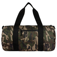 Camouflage Barrel Bag
