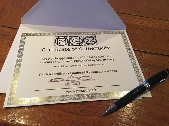 Pez certificate of authenticity