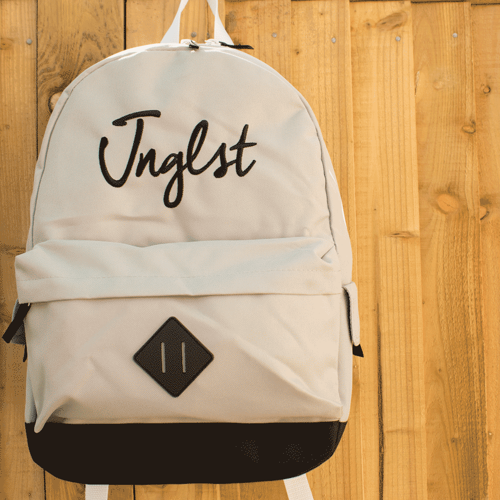 Grey backpack by Junglist Clothing