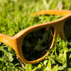 Eco Bamboo and Grey Lense Sunglasses