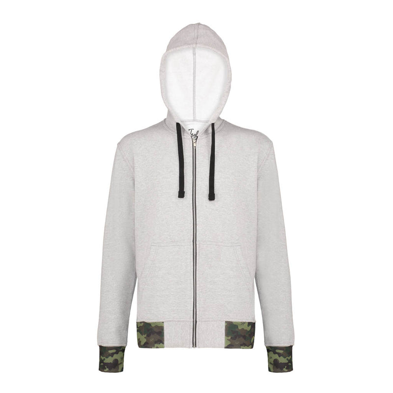 Camo Grey Hoodie front