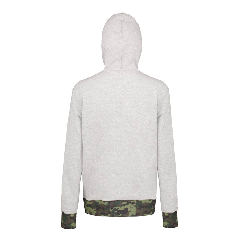 Camo Grey Hoodie back