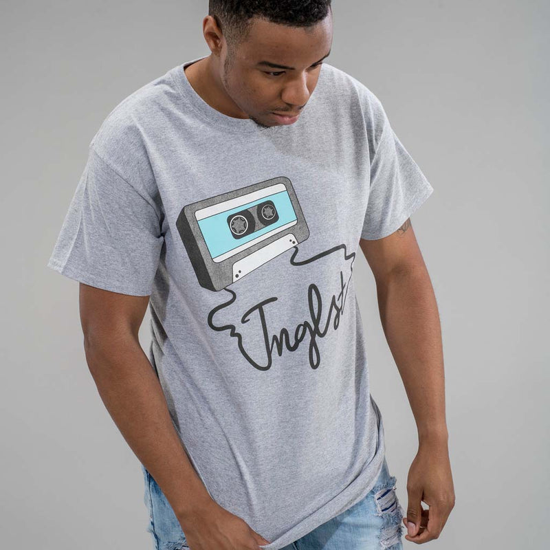 Grey Mixtape T-Shirt from Junglist Clothing
