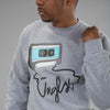 Grey Mixtape Sweatshirt from Jnglst Clothing