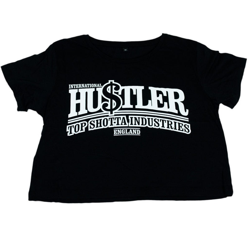 Hustler Black Crop top