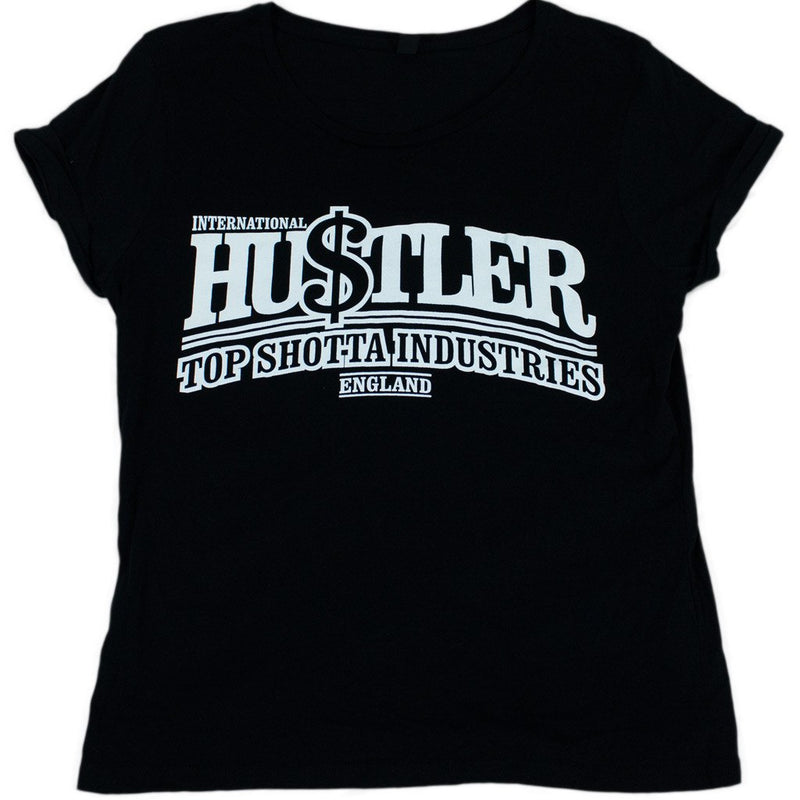 Hustler Womens Black Tee