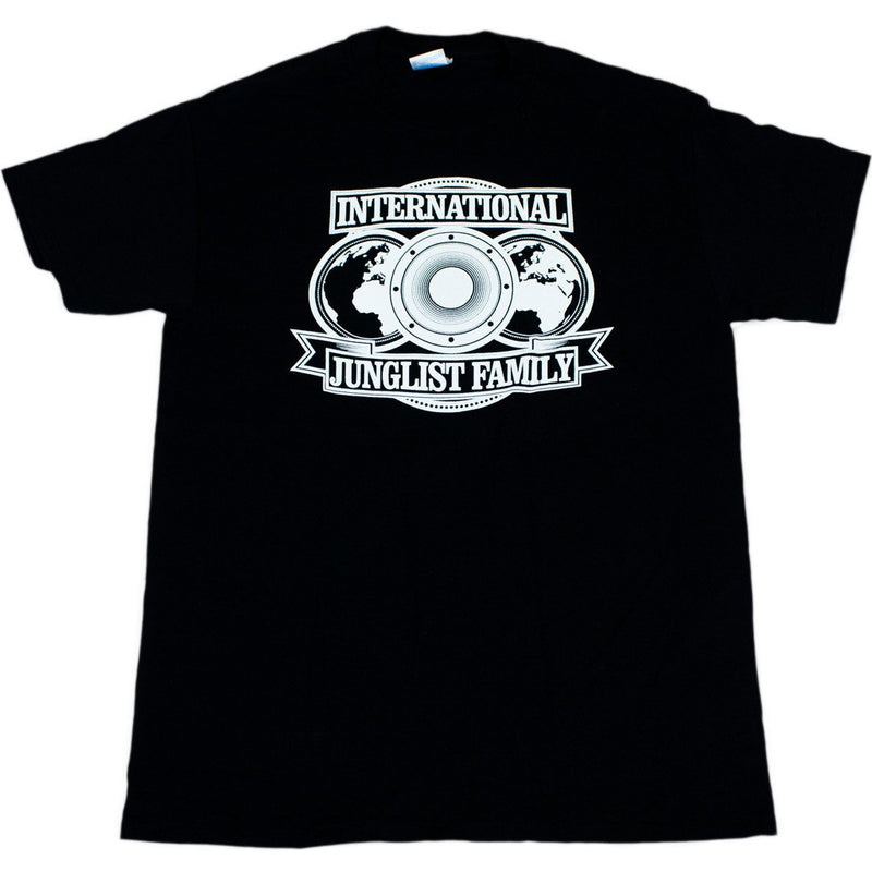 International Junglist Black and White t-shirt