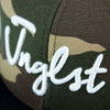 Jnglst 3D Embroidered Camo Snapback Baseball Cap - Close Up