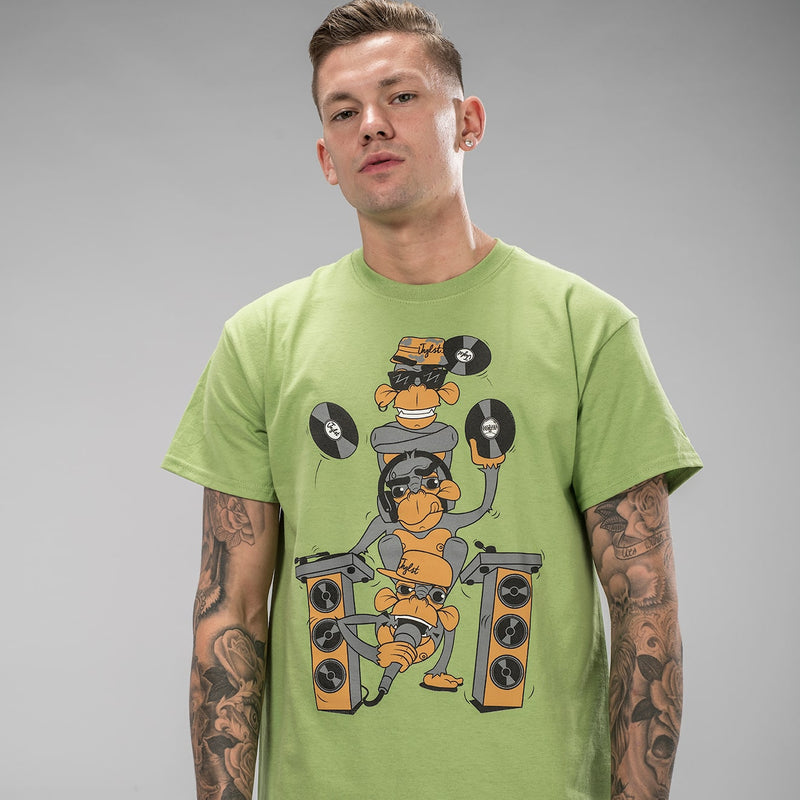 Kiwi 3 Monkeys See no Evil Junglist Tee