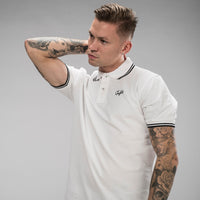 White Jnglst Clothing Polo Shirt 