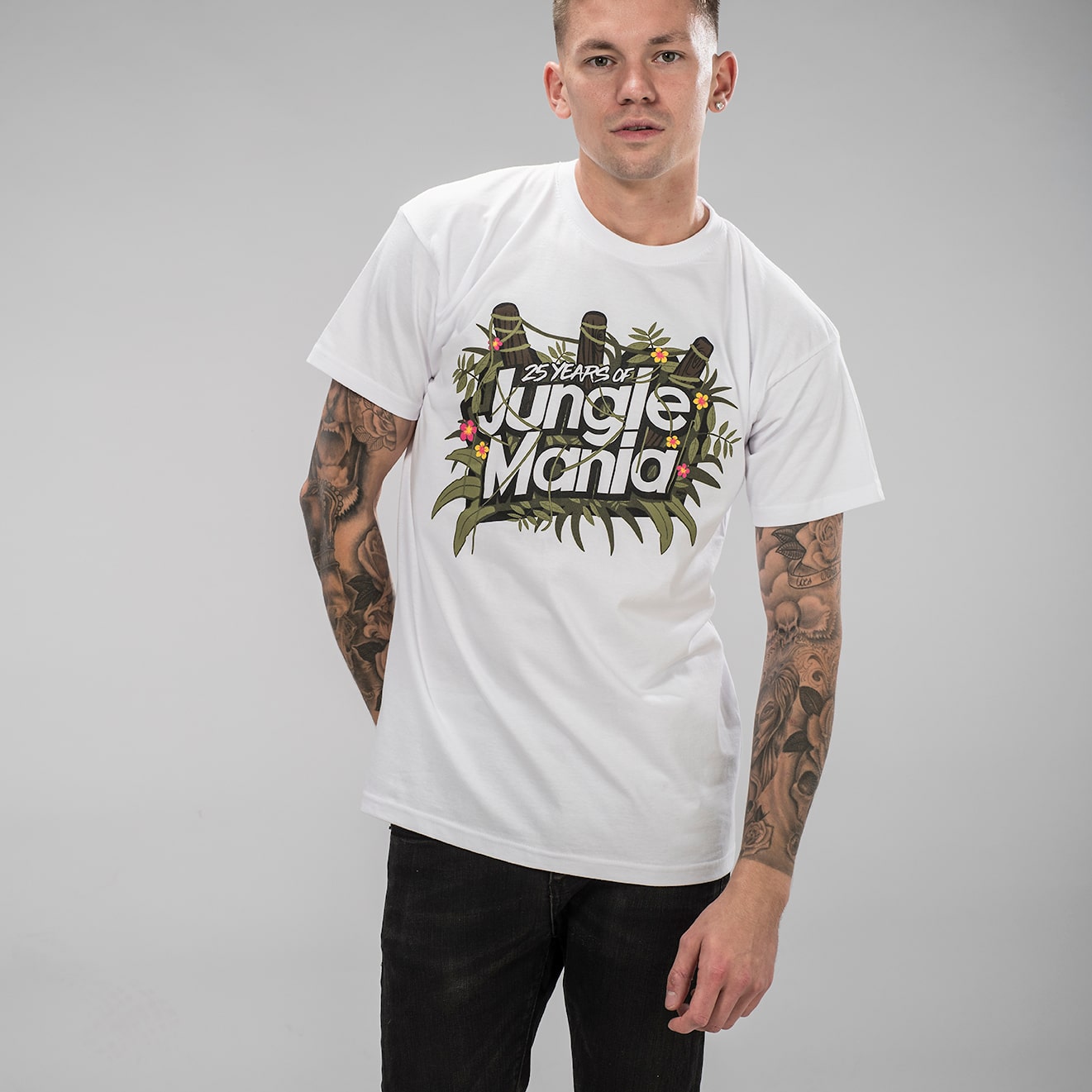 White Jungle Mania T-Shirt