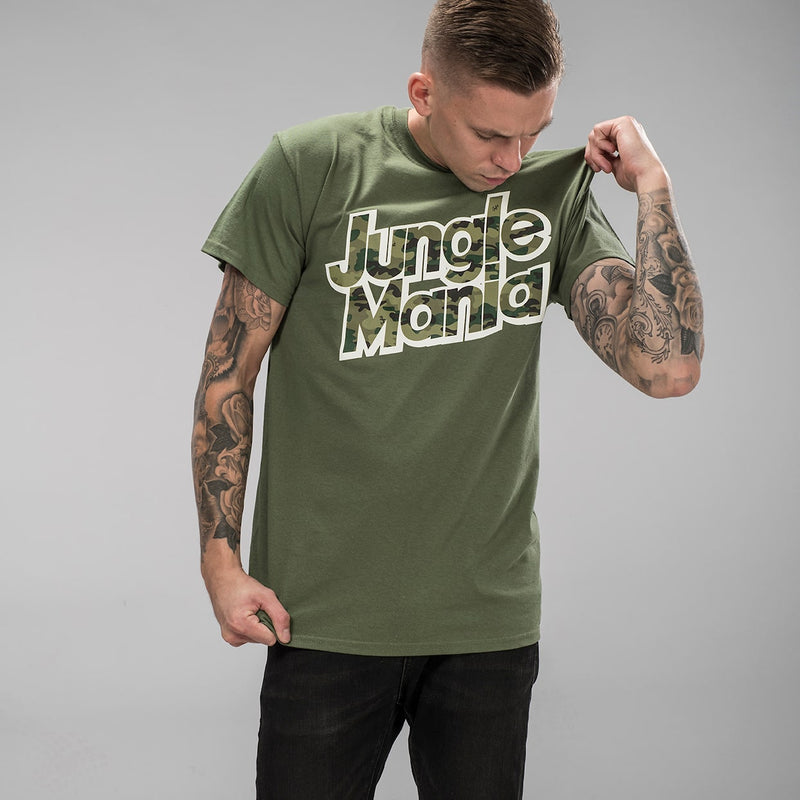 Jungle Mania T-Shirt in Green front shot