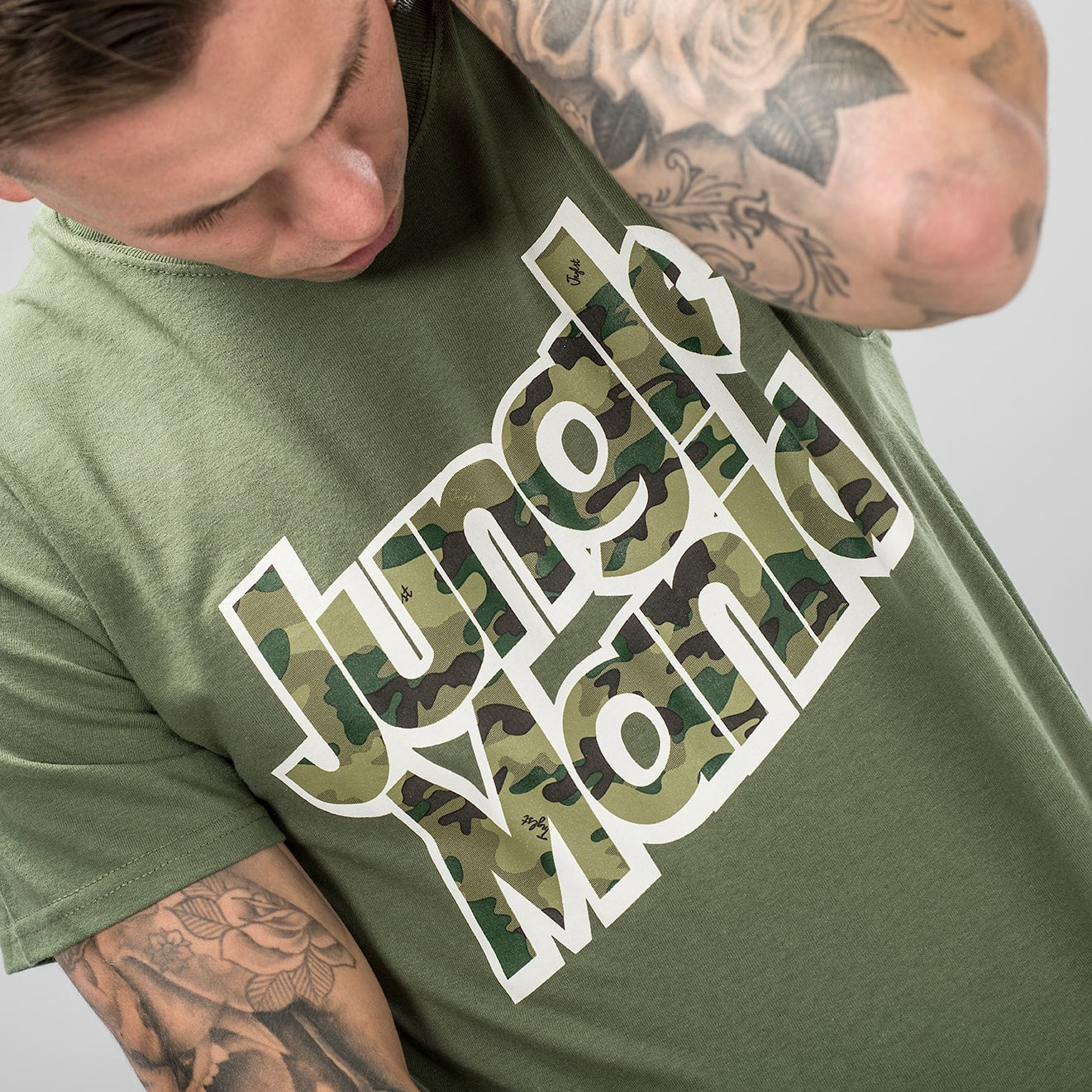 Jungle Mania T-Shirt design close up
