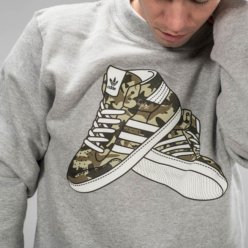 Close up of Junglist Trainer Sweatshirt