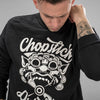 Black Chopstick Sweatshirt worn by Model